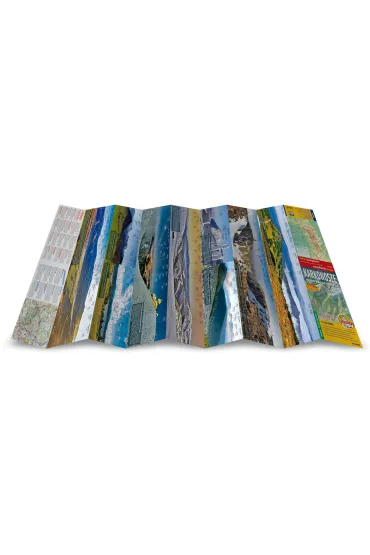 Karkonosze mapa panoramiczna laminowana mapa turystyczna 1:33 000