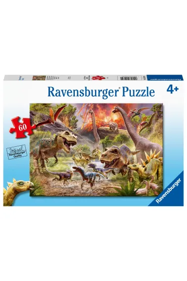 Puzzle 60 el. Dinozaury Ravensburger
