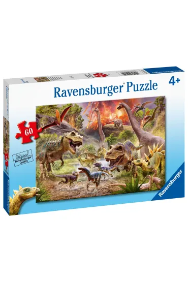Puzzle 60 el. Dinozaury Ravensburger
