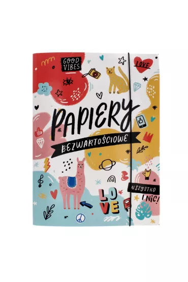 Pan Dragon Teczka z gumk� A4 Doodle NR03 P-DR