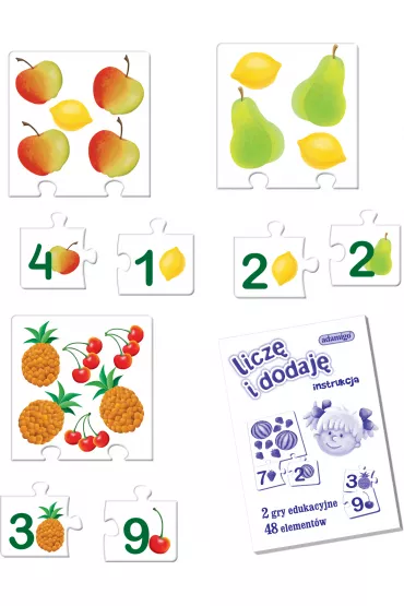 Puzzle Licz� i dodaj� Adamigo
