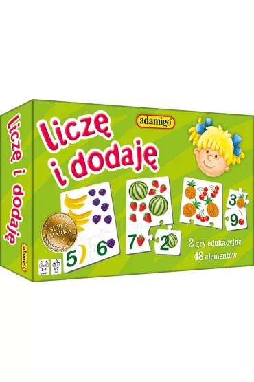 Puzzle Licz� i dodaj� Adamigo