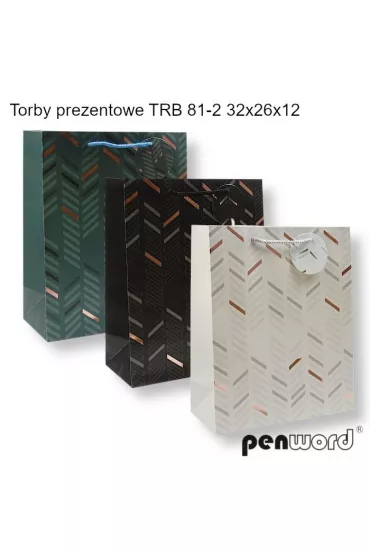 Penword Torebka prezentowa mix 32x26x12cm
