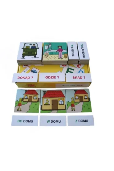 Zestaw dydaktyczny. Dok�d? Gdzie? Sk�d?