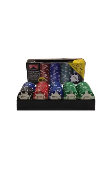 Bicycle Premium Clay Poker Chips