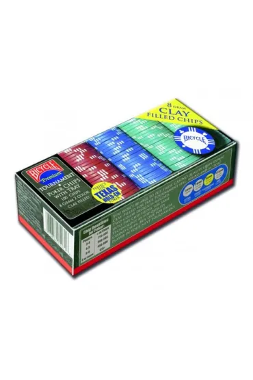 Bicycle Premium Clay Poker Chips