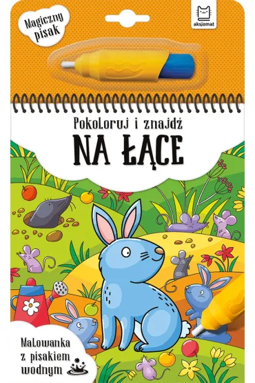 Pokoloruj i znajd� na ��ce. Malowanka z pisakiem wodnym