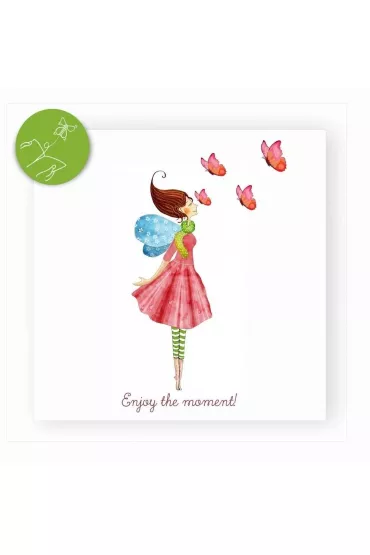Cozywood Karnet kwadrat z niespodziank� Motyle