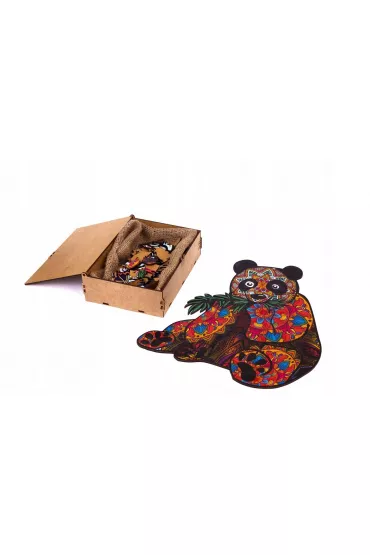 Puzzle drewniane eko 65 el. Kung Fu Panda A4 PuzzleOK