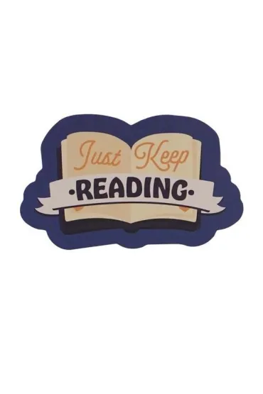 Half Moon Bay Pulteney Press Naklejka Vinyl Just Keep Reading
