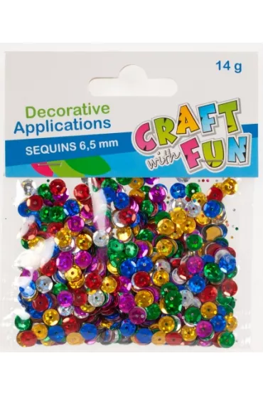 Craft with Fun Cekiny metaliczne k�ka 6,5 mm