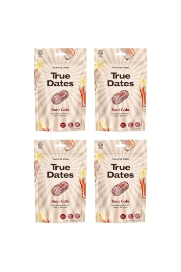 True Dates Daktyle Sour Cola zestaw 4 x 100 g