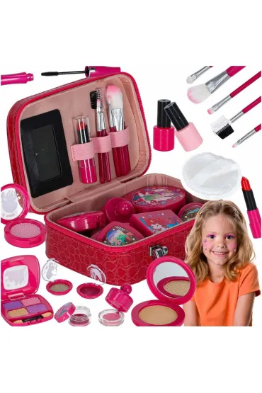 Kuferek zestaw kosmetyk�w do makija�u i paznokci makeup dla dzieci