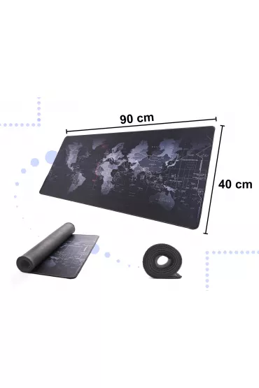 Podk�adka pod mysz na biurko mata mapa �wiata 40x90cm
