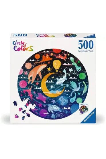 Puzzle 500 el. 2D Paleta kolor�w. Sny Ravensburger