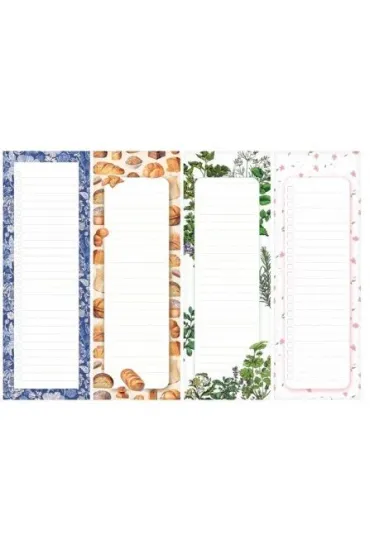 MFP Notes magnetyczny 8x24cm, 80 kartek, mix 2