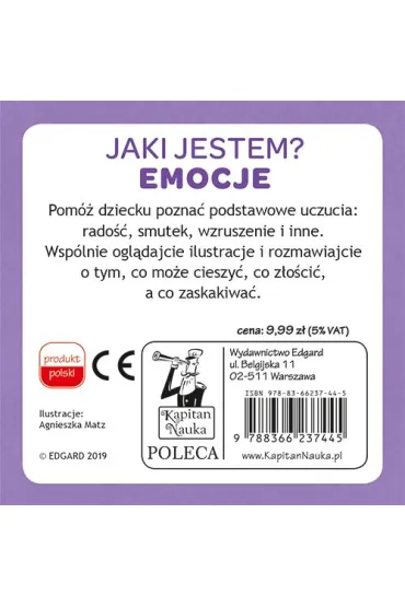 Harmonijka. Jaki jestem? Emocje