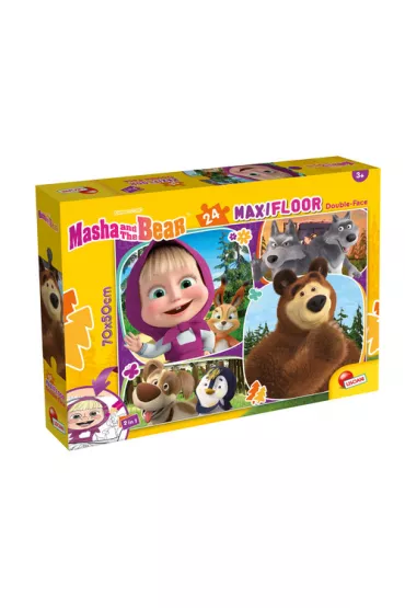 Puzzle Maxifloor 24 Masza i Niedwied Lisciani