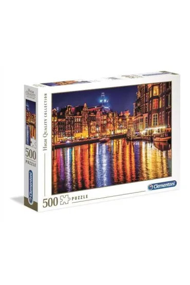 Puzzle 500 el. High Quality Collection. Amsterdam Clementoni