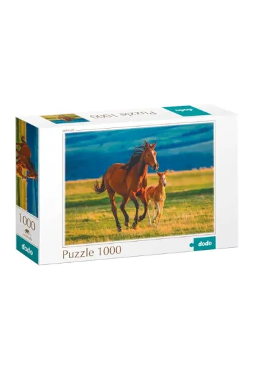Puzzle 1000 el. Teaching the foal Dodo