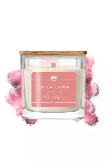 Big Nature �wieca sojowa zap. insp. LA VIE EST BELLE 505 g