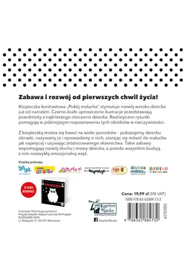 Ksi��eczka kontrastowa. Pok�j malucha - Pola  Augustynowicz