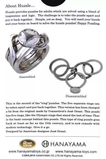 �amig��wka Cast Ring II. Poziom 5/6 Hanayama - Grant  Jose