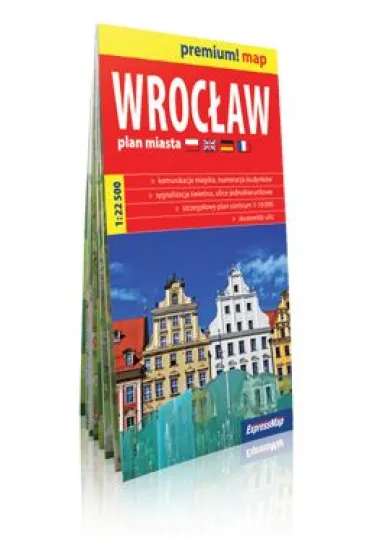 Premium! map Wroc�aw 1:22 500 plan miast