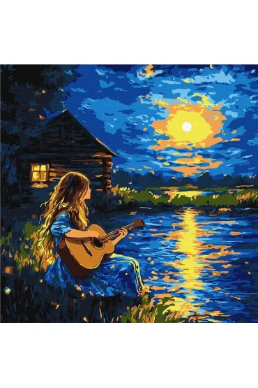 Ideyka Malowanie po numerach - D�wi�ki w ciemno�ci 40x40cm