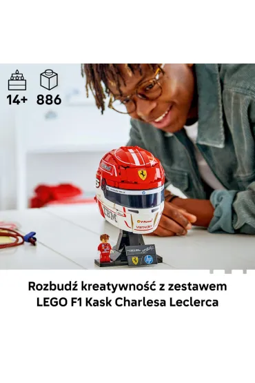 LEGO Editions Kask Charles Leclerc Scuderia Ferrari HP 43014