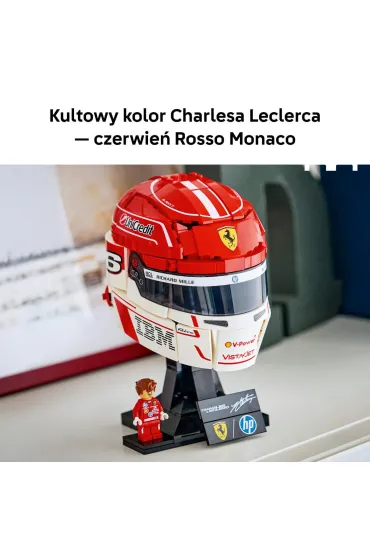 LEGO Editions Kask Charles Leclerc Scuderia Ferrari HP 43014