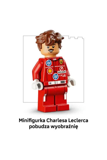 LEGO Editions Kask Charles Leclerc Scuderia Ferrari HP 43014