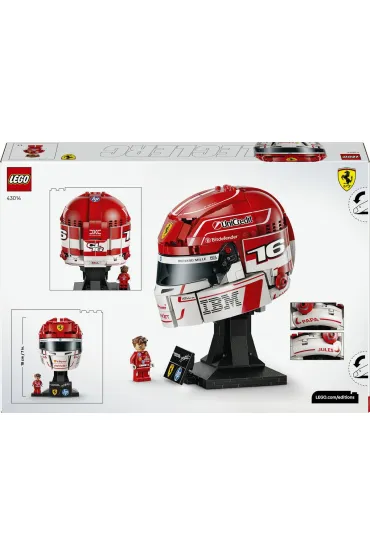 LEGO Editions Kask Charles Leclerc Scuderia Ferrari HP 43014