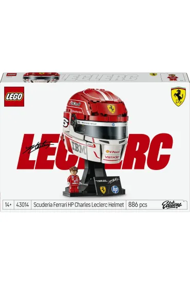 LEGO Editions Kask Charles Leclerc Scuderia Ferrari HP 43014