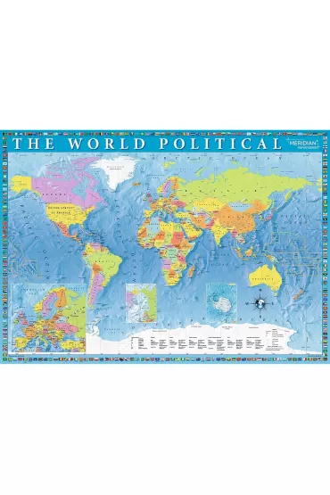 Puzzle 2000 el. Polityczna mapa wiata Trefl