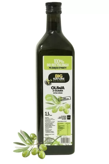 Big Nature Oliwa z oliwek Extra Virgin t�oczona na zimno 1 l