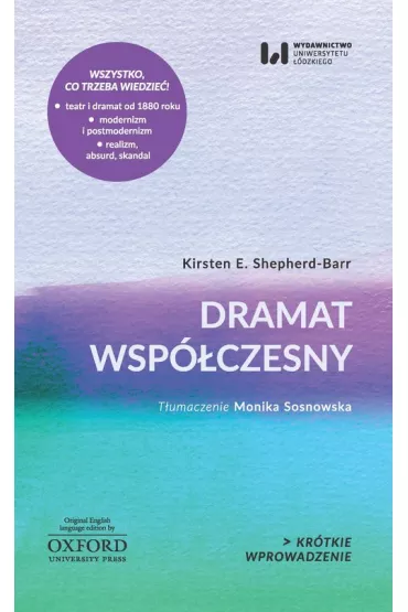 Dramat wsp�czesny - Kirsten E Shepherd-Barr