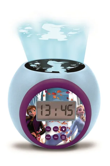 Budzik cyfrowy Frozen z projektorem i timerem RL977FZ