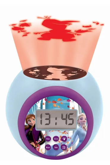 Budzik cyfrowy Frozen z projektorem i timerem RL977FZ
