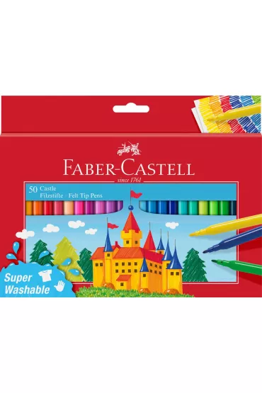 Faber-Castell Flamastry Zamek 50 szt.