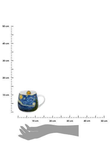 Duo Sp. z o.o. Porcelanowy kubek baryka Van Gogh Starry Night 430 ml