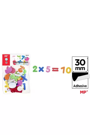 Mp Main Paper Naklejki z pianki EVA numerki du�e