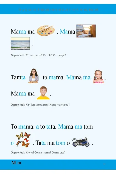 Czytanki zdania i teksty Materia�y do nauki czytania metod� sylabow� - Magdalena Hinz