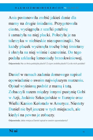 Czytanki zdania i teksty Materia�y do nauki czytania metod� sylabow� - Magdalena Hinz