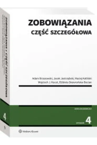 Zobowi�zania. Cz�� szczeg�owa