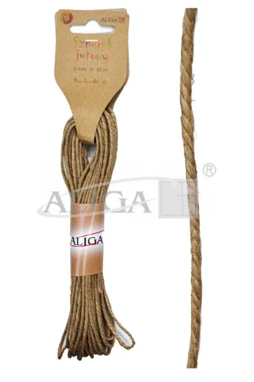 Aliga Sznurek jutowy 3 mm 10 m