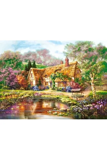 Puzzle 3000 el. Twilight at Woodgreen Pond Castorland
