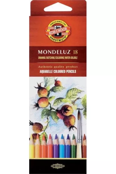 Koh-I-Noor Kredki akwarelowe Mondeluz 18 szt.
