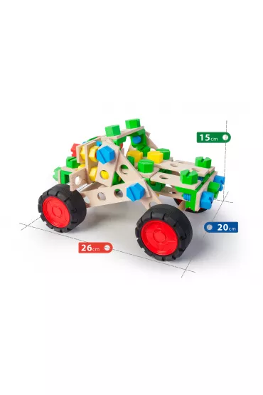 Ma�y Konstruktor Junior 3in1 91 el. Off Road Vehicle