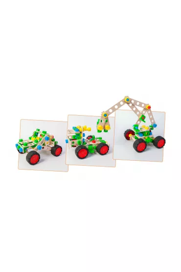 Ma�y Konstruktor Junior 3in1 91 el. Off Road Vehicle